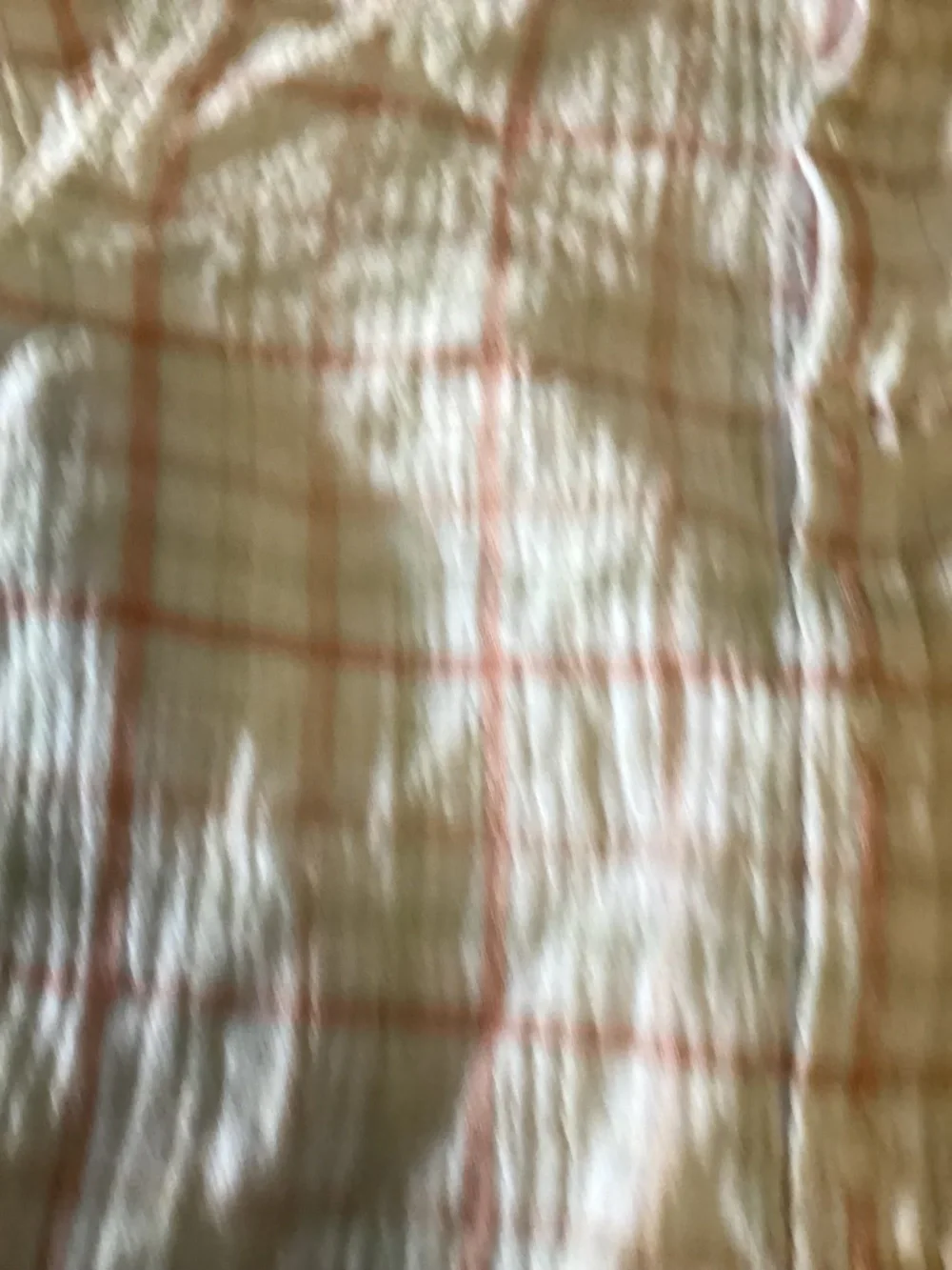 Janie & Jack soft red plaid gauze shirt with Crewcuts  drawstring shorts size 16